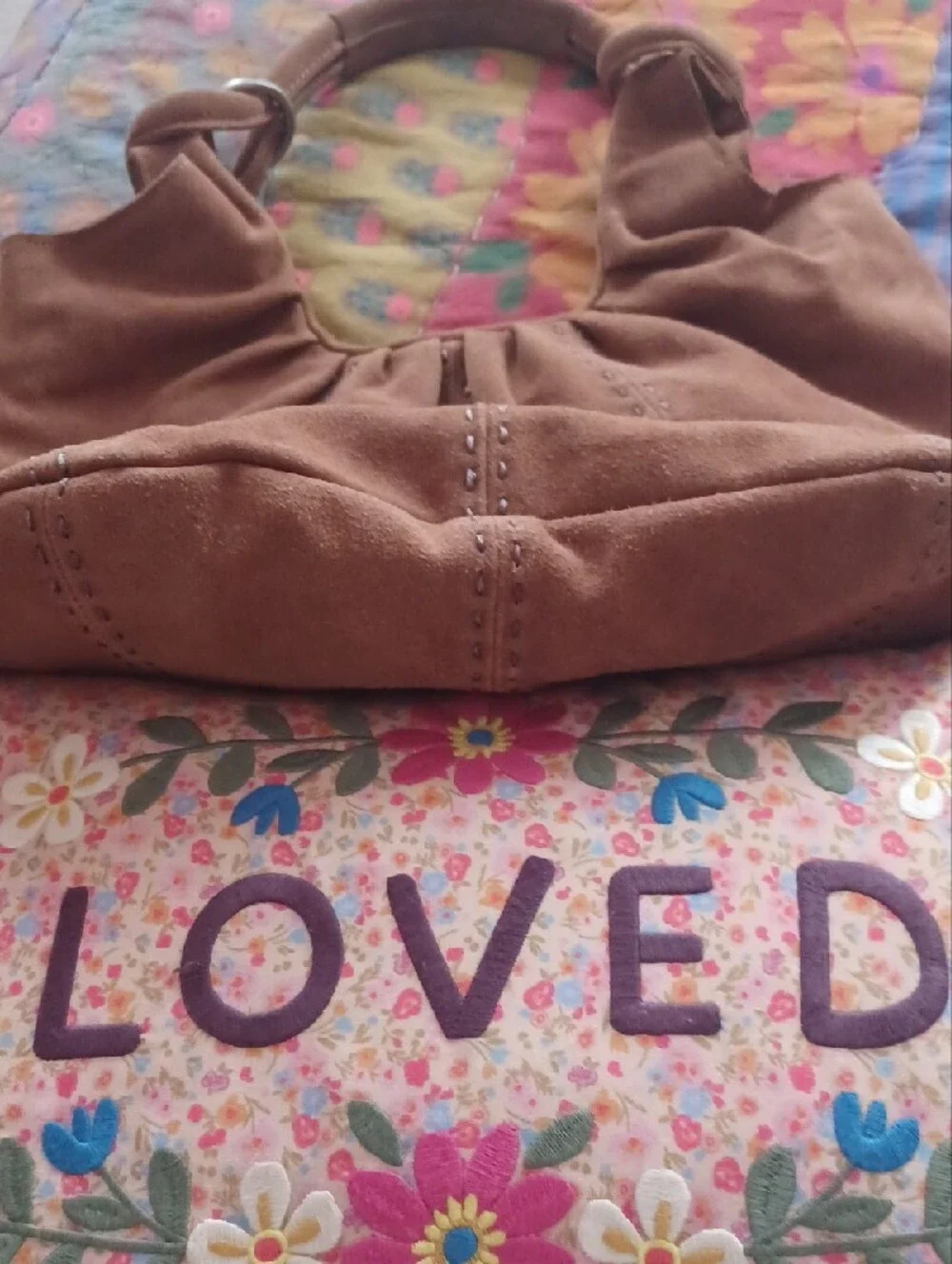 Free People Suede Hobo Shoulder Bag in Brown
